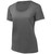 Dark Smoke Grey Scoop Neck Tee