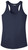 Navy Ladies Moisture Wicking Racerback Tank Top