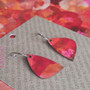 Mini Recycled Paper Earrings - Autumn Colours
