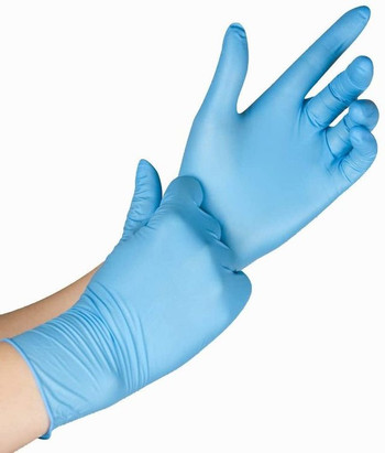 Nitrile Disposable Powder Free Gloves Large