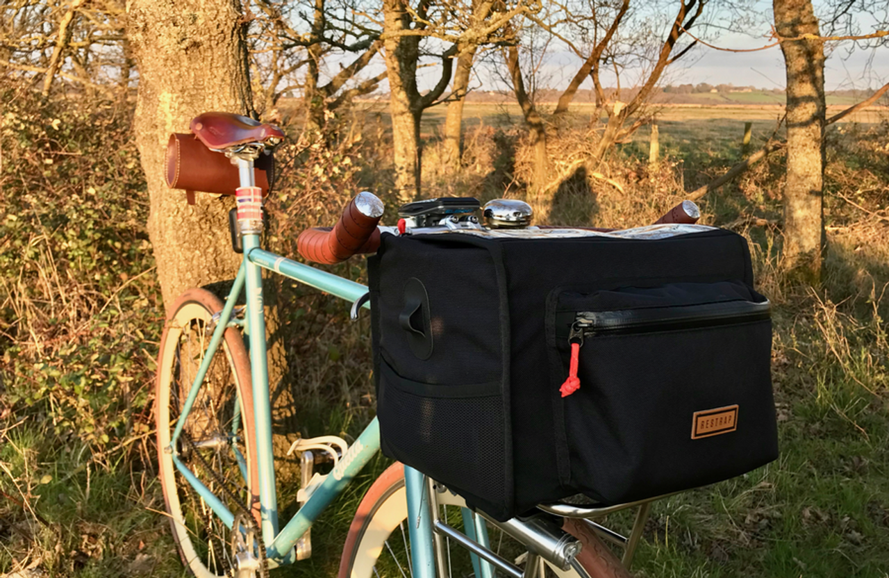 front bike rack bag