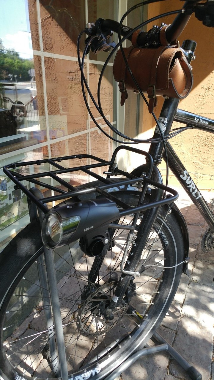 surly front rack light mount