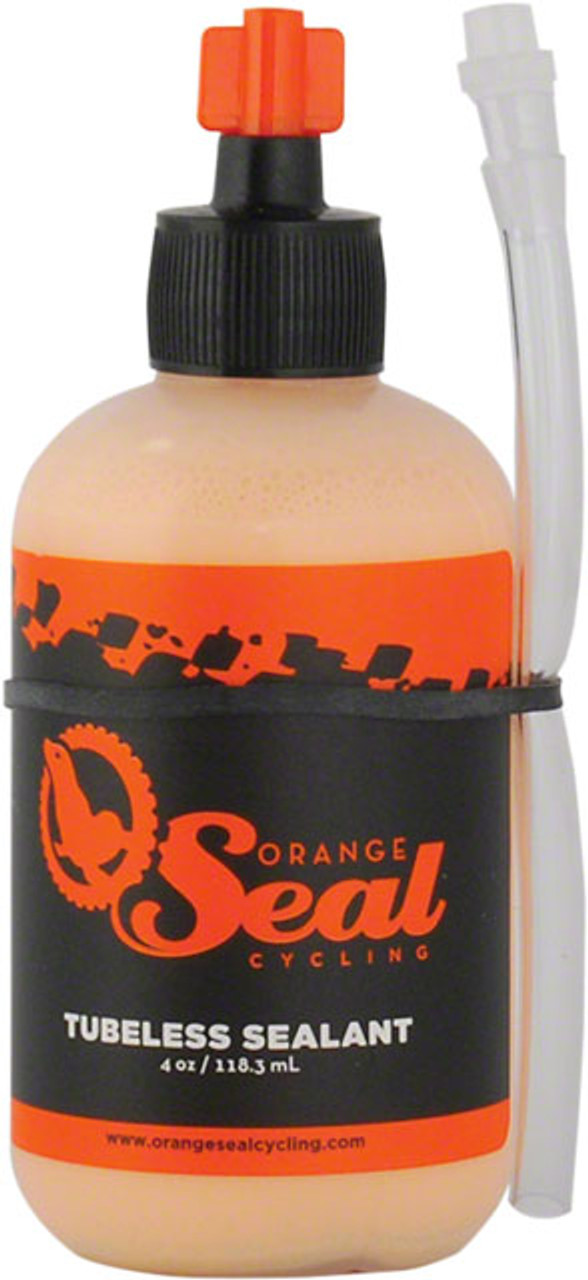 skyld solidaritet Annoncør Orange Seal Tubeless Tire Sealant 4oz Refill Bottle with Twist-Lock  Applicator | Bike Touring News