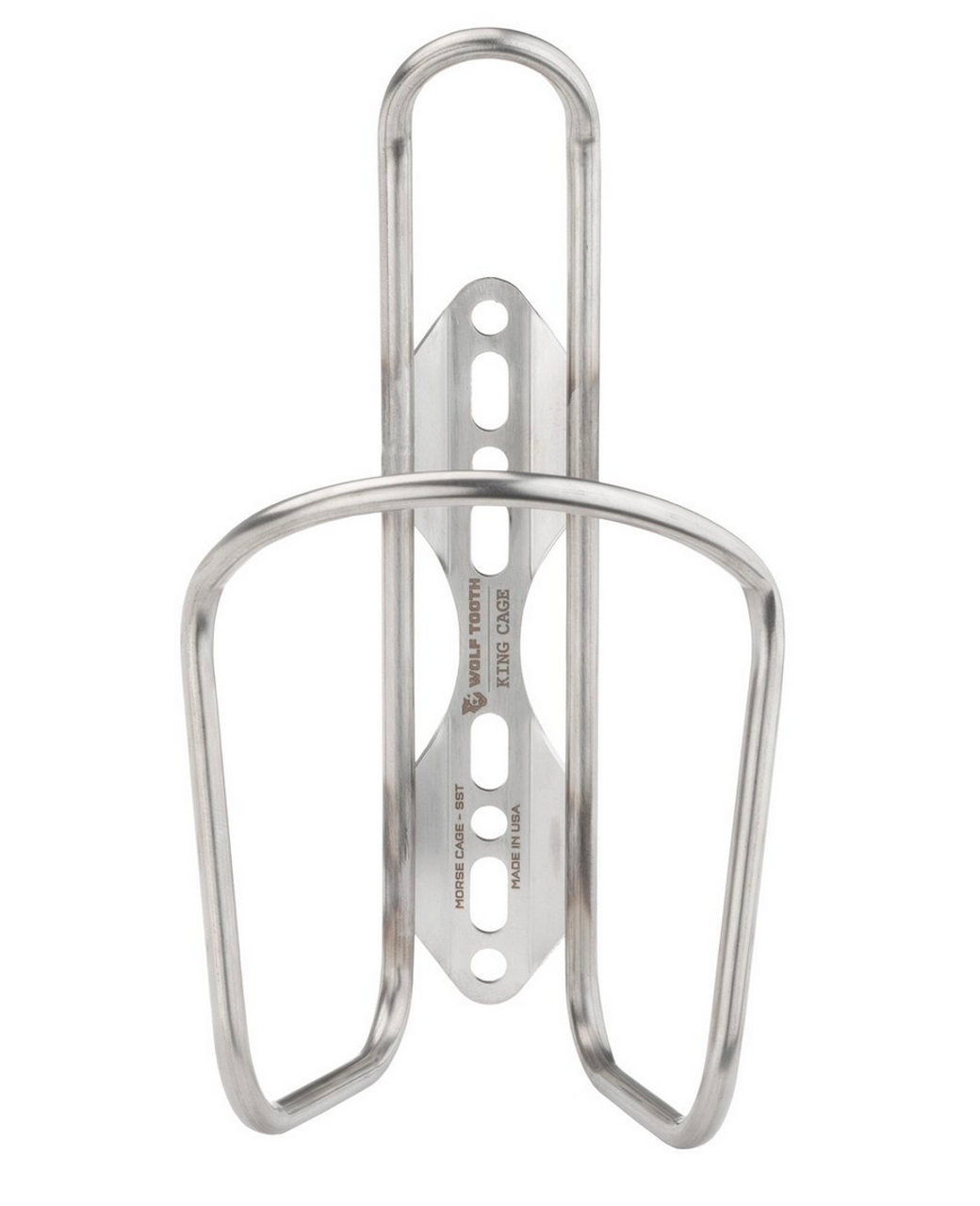 King Cage Stainless Steel Water Bottle Cage Silver Andrews