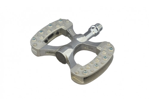 mks gamma pedals black silver - Cykel-co