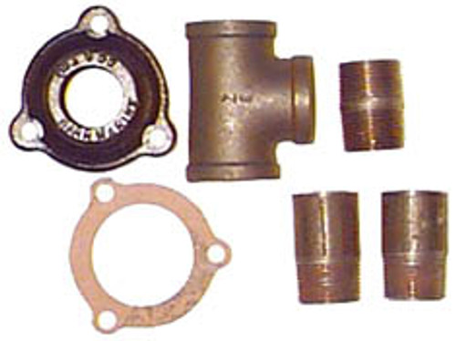 Pressure relief valve adaptor package for use with Chris Craft....CC-6-80