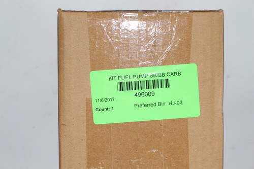 KIT ELECTRIC  FUEL PUMP SB/BB CARB, 496009