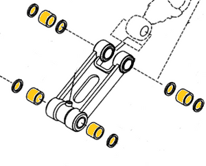 H Link Bushing - 130LX