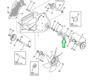 Fan Drive Coupling For Yanmar Mini Excavators. PN 172155-71200 Fan Drive Coupling For Yanmar Mini Excavators. PN 172155-71200