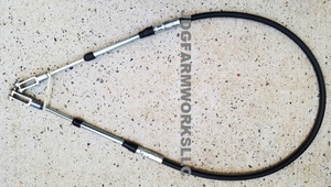 JOHN DEERE DOZER 350 350B 450 550 550A 550B 555 555A 555B THROTTLE CABLE . AT105279 48" Lenght JOHN DEERE DOZER 350 350B 450 550 550A 550B 555 555A 555B THROTTLE CABLE . AT105279 48" Lenght