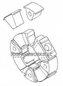 PUMP COUPLING FOR CATERPILLAR REPLACES 2396479 PUMP COUPLING FOR CATERPILLAR REPLACES 2396479