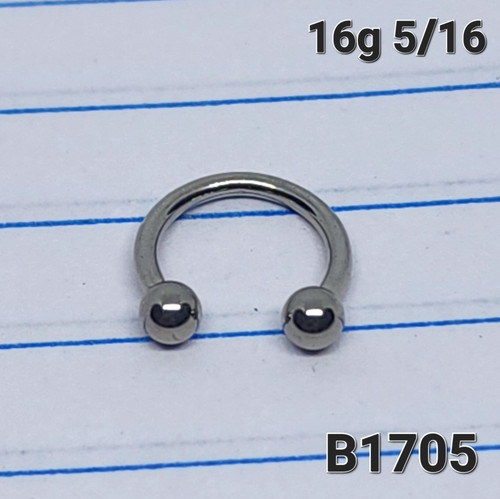 16g Surgical Horseshoe Ring 5/16