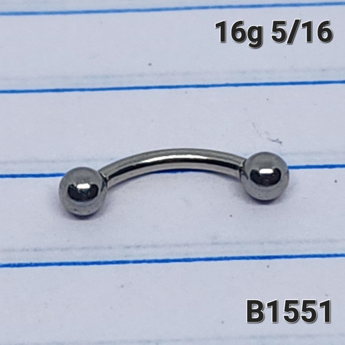 16g Surgical Eyebrow Ring 5/16
