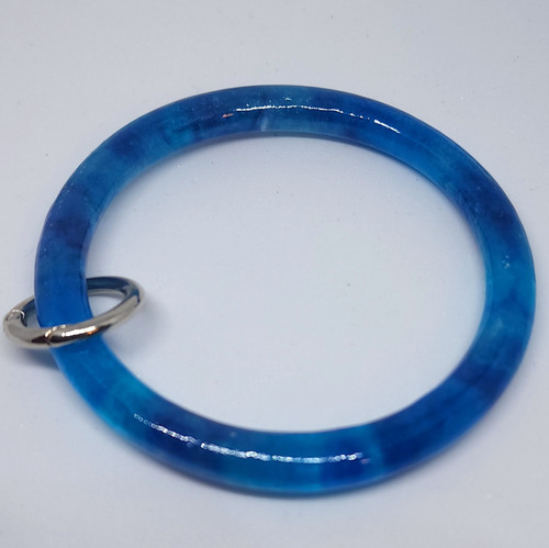 Blue Galaxy Bangle Keychain