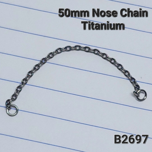 Titanium Nose Chain 50mm