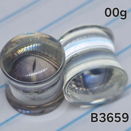 00g Acrylic Eye Plugs Gauges B3659
