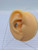 16g Silver Titanium Blue Opal 1/4 Cartilage Stud Crawler B0078