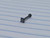 16g Stainless Black 4mm Vitrail CZ 5/16 Labret Stud Ring B1730