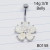 14g Silver White Opal Flower Belly Ring