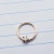 16g Rose Gold Star CZ Captive Bead Ring BCR CBR