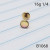 16g Gold Iridescent 1/4 Labret Ring