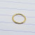 20g Gold Hinged Nose Hoop Ring Seamless 5/16