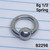 8g Silver 1/2 Easy Captive Bead Ring BCR CBR Gauges B2298