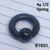 4g Black Spring 1/2 Captive Bead Ring BCR CBR Gauges