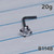 20g Black 3mm CZ L-Bend Nose Ring B1148