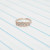 20g Rose Gold 5 CZ Lined 5/16 Nose Hoop Ring B2235