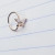 20g Rose Gold CZ Butterfly Nose Hoop Ring