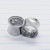 1/2 inch Silver Floating CZ Flared Plugs Gauges B1574