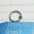 16g Silver Peridot CZ Captive Bead Ring BCR CBR