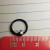 16g Black Round CZ Captive Bead Ring BCR CBR