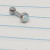 16g White Opal Cartilage Earring Barbell 4mm