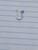 Non-Piercing Silver Blue Opal Nostril Nose Piercing B0434