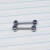 14g Silver Tanzanite Nipple Rings Barbells 1/2