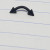 16g Black Matte Spike Eyebrow Ring 1/4