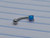 16g Silver Blue Opal Round 5/16 Eyebrow Ring B0027