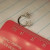 16g Silver Pink CZ Flower Horseshoe Ring