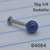 16g Silver Sodalite Ball 1/4 Labret Ring Cartilage B4084