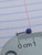 16g Silver Sodalite Ball 1/4 Labret Ring Cartilage B4084