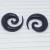 2x 0g Wood Spiral Taper Gauges B0612