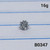 16g Silver 3mm CZ Star Dermal Implant Top