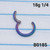 18g Rainbow 1/4 Hinged Hoop Seamless Nose Ring B0185