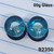 00g Organic Glass Jelly Fish Plugs / Tunnels