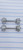 14g Silver CZ Crown 9/16 Nipple Rings Barbells