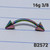 16g Rainbow Spike Long 3/8 Eyebrow Ring