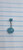 14g Aqua Crystal Paved Ferido Ball 3/8 Belly Ring