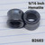 9/16 Inch Organic Hematite Crystal Hollow Stone Plugs Tunnels Gauges